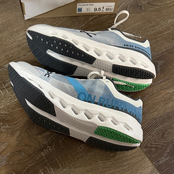 On Running Cloudsudfer Next Shoes in Light Gray and Blue, Women’s 9.5, Brand New - Picture 6 of 6